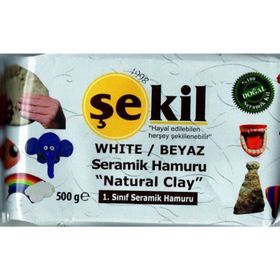 Şekil VK1000BYZ 1 kg Beyaz Seramik Hamuru