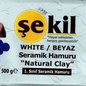 Şekil VK1000BYZ 1 kg Beyaz Seramik Hamuru