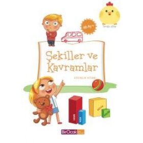 Şekiller ve Kavramlar Etkinlik Kitabı 48 Ay - Elif Alkan