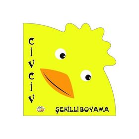 Şekilli Boyama - Civciv - 0-6 Yaş Yayınları