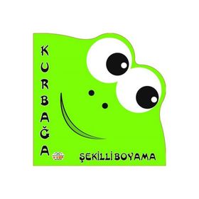 Şekilli Boyama - Kurbağa - 0-6 Yaş Yayınları