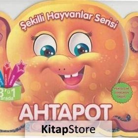 Şekilli Hayvanlar Serisi Ahtapot Parıltı Yayınları