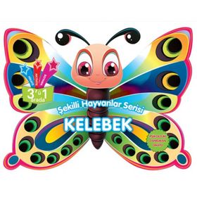Şekilli Hayvanlar Serisi - Kelebek - Parıltı Komisyon