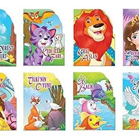 Şekilli Kitaplar Seti 8 Kitap Takım Kolektif-Yumurcak Yayınları