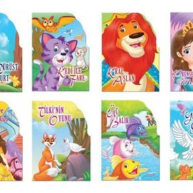Şekilli Kitaplar Seti 8 Kitap Takım Kolektif-Yumurcak Yayınları