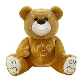 Selay 1020 40 cm Sabit Göbekli Ayı Kahverengi Peluş Oyuncak