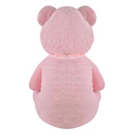 Selay 1085 95 cm Gülen Yavrulu Ayı Pembe Peluş Oyuncak