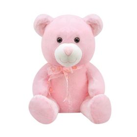 Selay 1181 30 cm Oturan Ayı Pembe Peluş