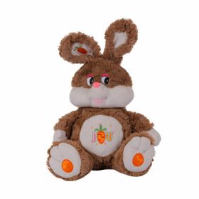 Selay 1261 40 cm Kahverengi Oturan Tavşan Peluş