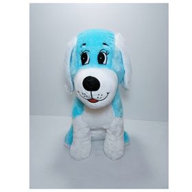 Selay 1289 45 cm Uzun Kulaklı Oturan Köpek Mavi Peluş