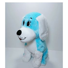 Selay 1289 45 cm Uzun Kulaklı Oturan Köpek Mavi Peluş