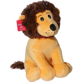 Selay 1303 Sarı 40 cm Peluş Oturan Aslan