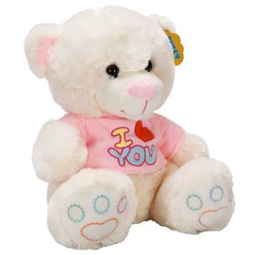 Selay 1695 Pembe 46 cm Peluş T-shirtlü Ayı