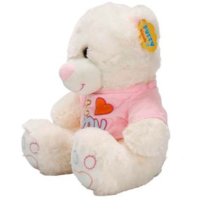 Selay 1695 Pembe 46 cm Peluş T-shirtlü Ayı