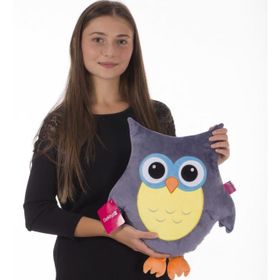 Selay 40x32 cm Baykuş Figürlü Peluş Yastık
