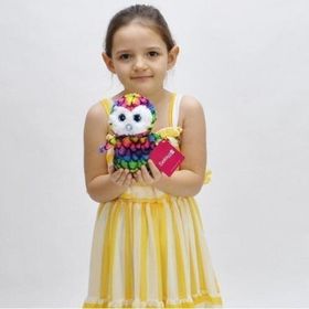 Selay Baykuş Desenli 17 cm Peluş Oyuncak