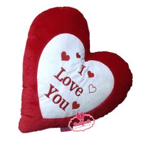 Selay I Love You Yazılı Kalp Yastık 36 Peluş Oyuncak