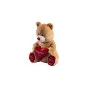 Selay Kahverengi Kalpli Ayıcık 80 cm Peluş Oyuncak