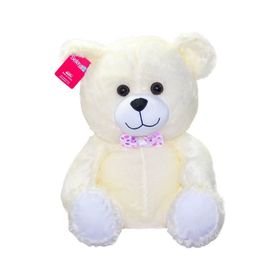 Selay Oyuncak 1178B 37 cm Beyaz Oturan Ayı
