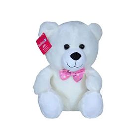 Selay Oyuncak 1178B 37 cm Beyaz Oturan Ayı