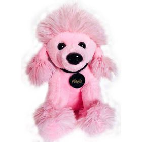Selay Oyuncak 1435 Püskül Köpek 30 cm Pembe Peluş Oyuncak