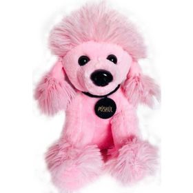 Selay Oyuncak 1435 Püskül Köpek 30 cm Pembe Peluş Oyuncak