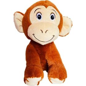 Selay Oyuncak 1438 Mika Maymun 30 cm Kahverengi Peluş Oyuncak