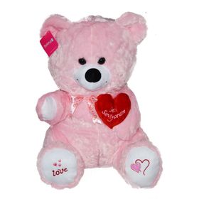 Selay Pembe 65 cm Tıkıl Ayı Peluş Oyuncak