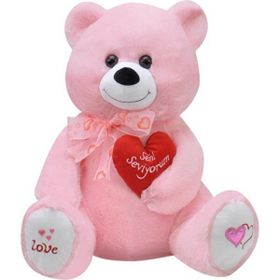 Selay Pembe 65 cm Tıkıl Ayı Peluş Oyuncak