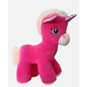 Selay Pembe Boynuzlu At 45 cm Peluş Oyuncak