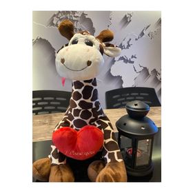 Selay Toys Kahverengi Zürafa 40 cm Peluş Oyuncak