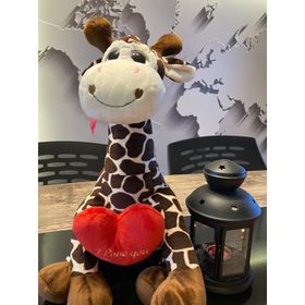 Selay Toys Kahverengi Zürafa 40 cm Peluş Oyuncak