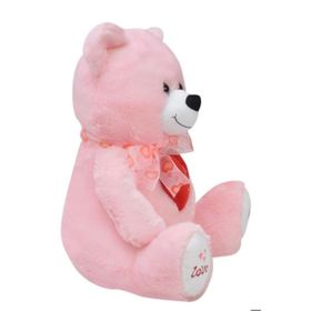 Selaytoys 1054P 70 cm Pembe Tikil Ayı Oyuncak