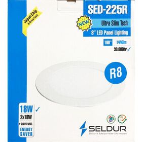 Seldur 3000K 18 W Ultra Slim Sıva Altı LED Panel