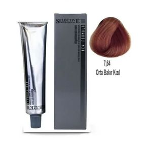 Selective Professional 7.64 Orta Bakır 60 ml Tüp Saç Boyası