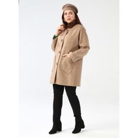 Selen 22KSL9199 Deve Tüyü Kahverengi Kadın Kaban