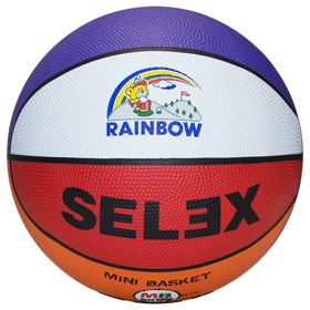 Selex RB-3 No 3 Rainbow Kauçuk Basketbol Topu