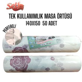 Self Tek Kullanımlık 140x150 cm 50'li Masa Örtüsü