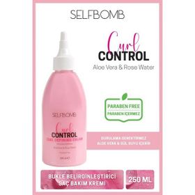 Selfbomb Aloe Vera Gül Suyu Özlü Bukle Belirginleştirici 250 ml Hacimlendirici Durulanmayan Saç Kremi