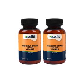 Selfit Magnesium Citrate 200 mg Vitamin D 60 Tablet