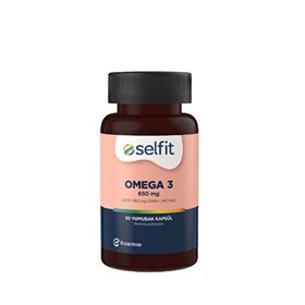 Selfit Omega-3 650 mg 30 Kapsül Balık Yağı