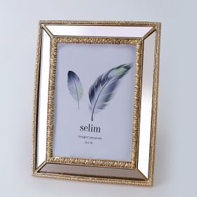 Selim 13x18 Elsira Aynalı Altın Çerçeve