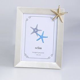 Selim 13x18 İnci Altın Deniz Yıldızı Çerçeve