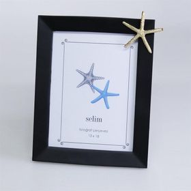 Selim 13x18 Siyah Altın Deniz Yıldızı Çerçeve