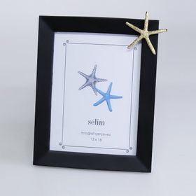Selim 13x18 Siyah Altın Deniz Yıldızı Çerçeve