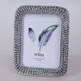 Selim Chain Gümüş 15x20 cm Çerçeve