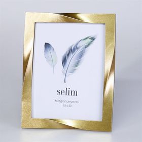 Selim Curved Altın 15x20 cm Çerçeve