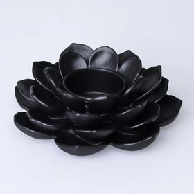 Selim Garden Siyah Tealight Mumluk