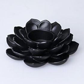 Selim Garden Siyah Tealight Mumluk