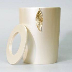 Selim Leaf İnci Altın Çöp Kovası